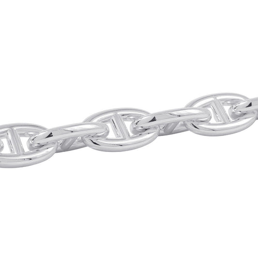 HERMES Chaine d'Ancre Bracelet 11 frames Size GM SV925