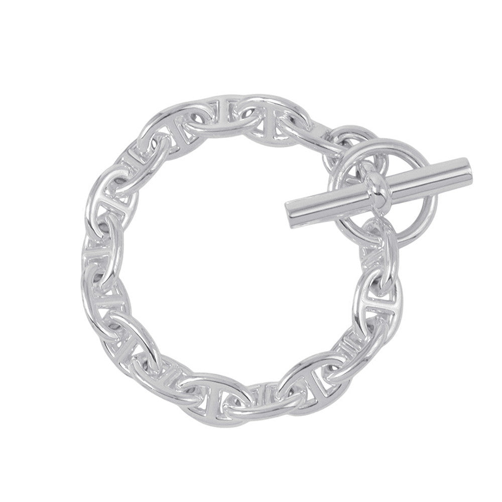 HERMES Chaine d'Ancre Bracelet 16 frames Size PM SV925