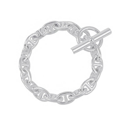 HERMES Chaine d'Ancre Bracelet 17 frames Size PM SV925