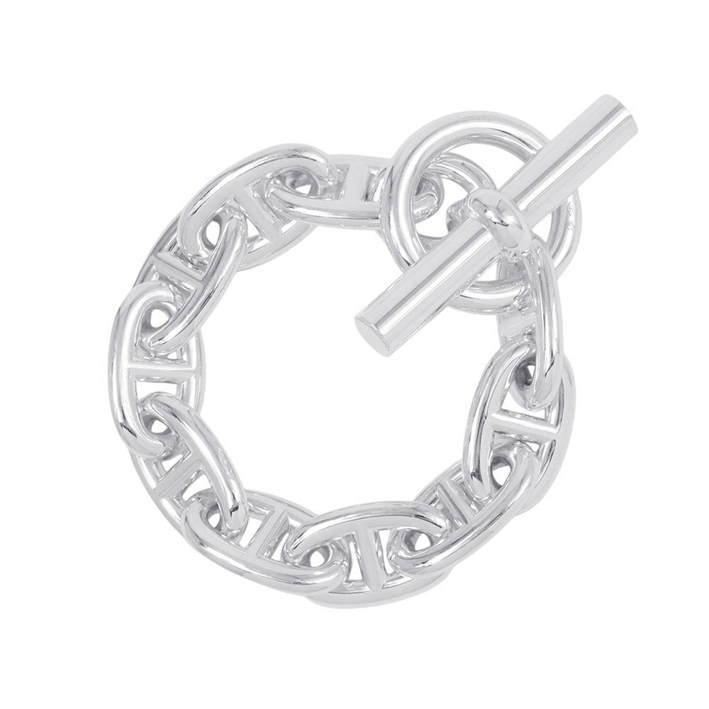 HERMES Chaine d'Ancre Bracelet 10 frames Size TGM SV925