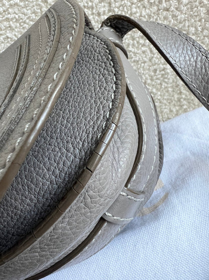Chloe Small Cashmere Grey Marcie Saddle Bag (RRP £1050)