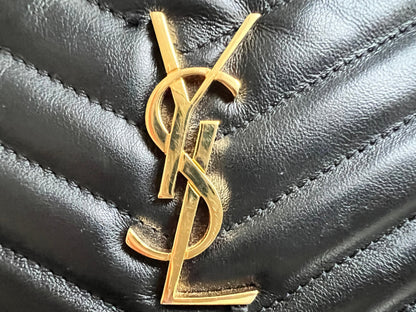 Yves Saint Laurent (YSL) Black Cassandre Clutch Pouch (RRP £580)