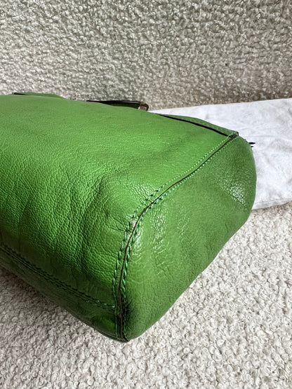 Mulberry Grass Green Regular Lily with Gold Hardware (RRP £895)