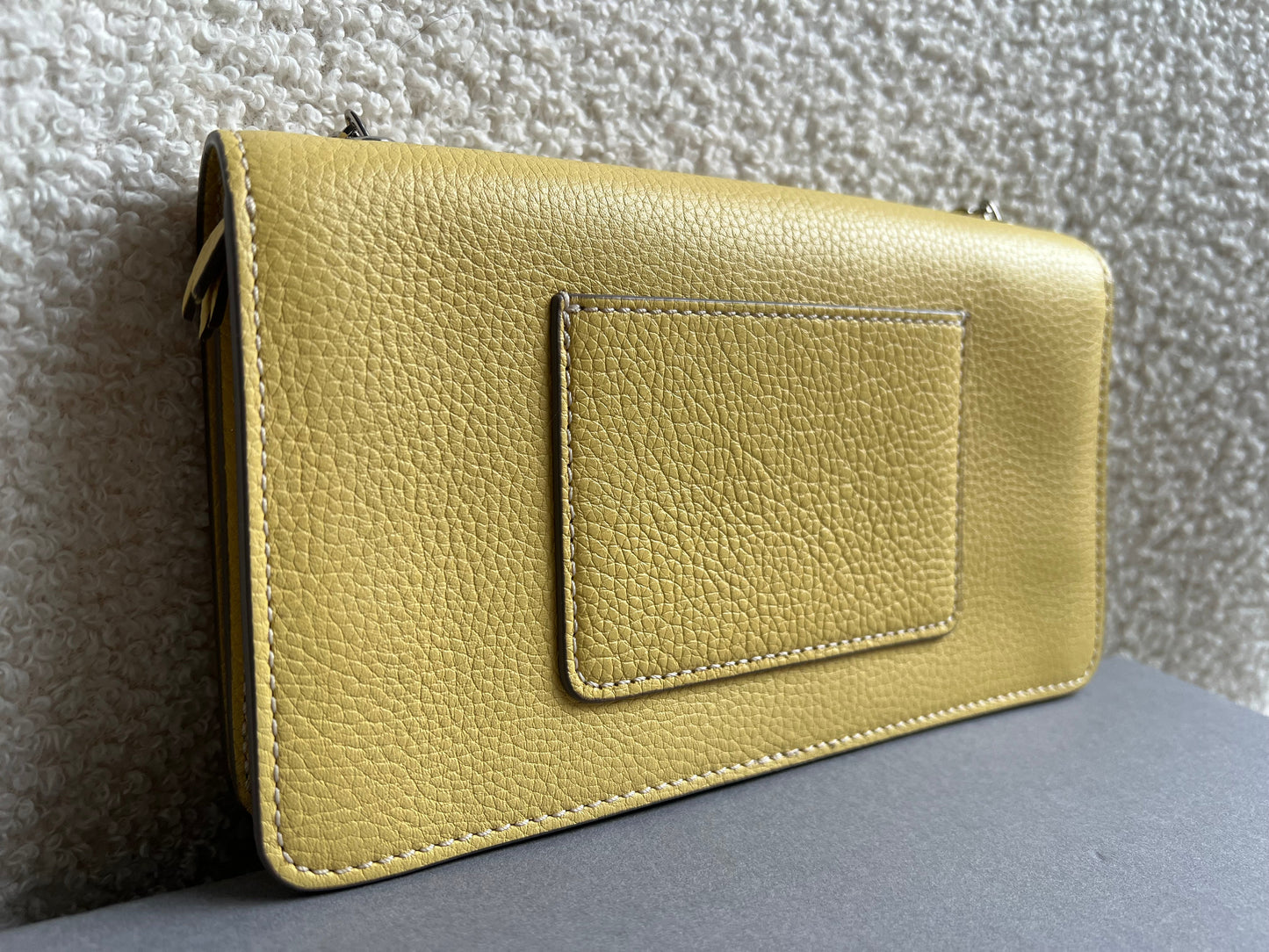 Mulberry Camomile Yellow Bayswater Clutch (RRP £495)