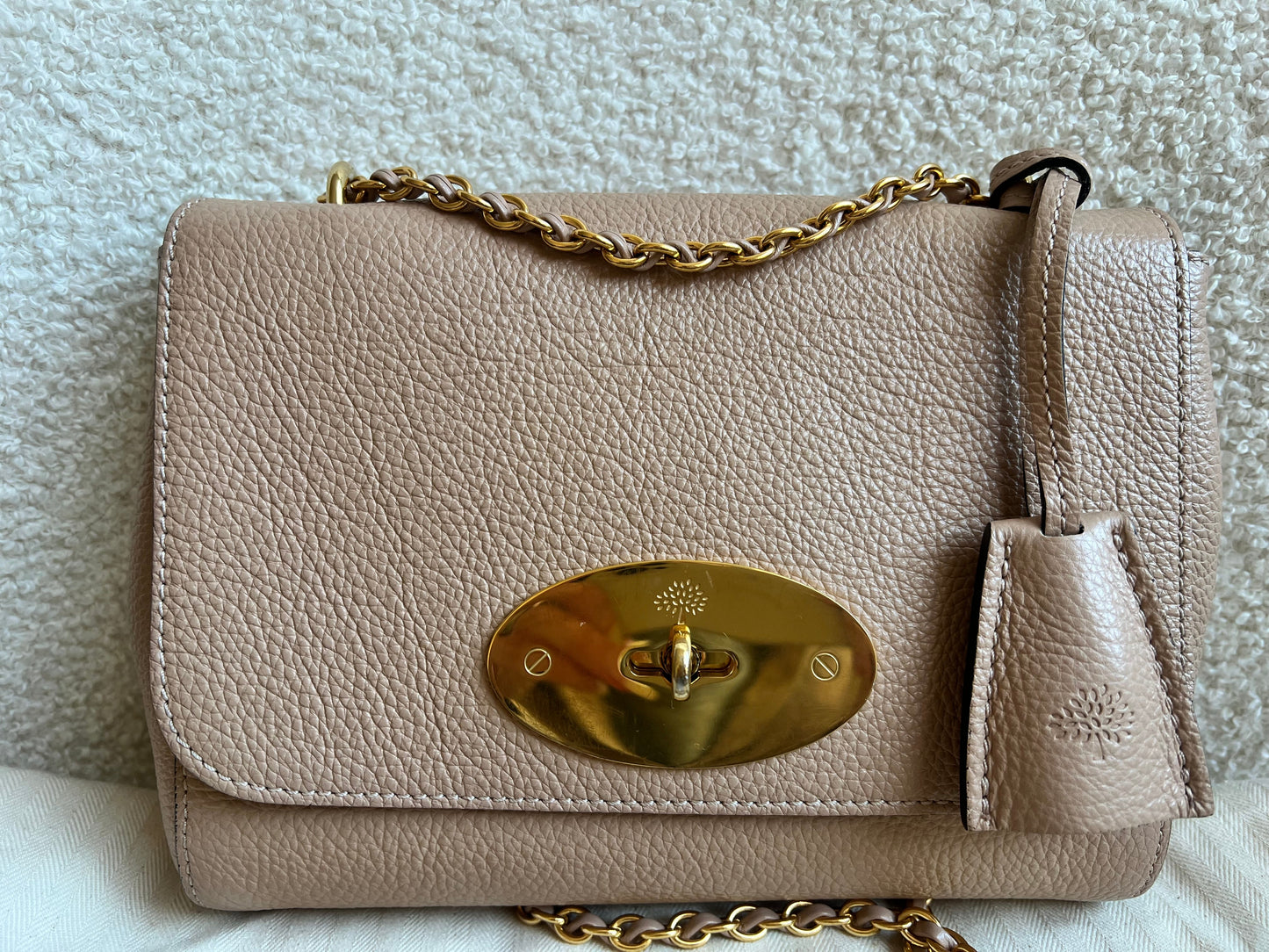 Mulberry Rosewater Regular Lily with Gold Hardware (RRP £995)