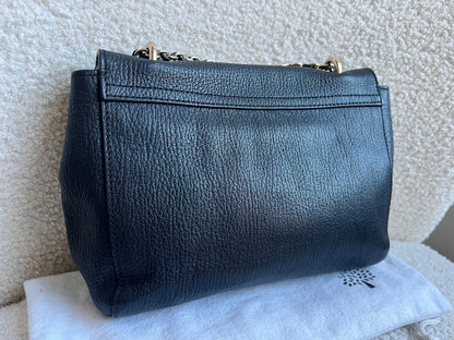 Mulberry Black Regular Lily with Silver Hardware (RRP £895)