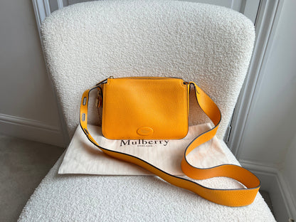 Mulberry Billie in Double Yellow Small Classic Grain (RRP £895)