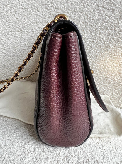 Mulberry Oxblood Regular Lily with Gold Hardware (RRP £895)