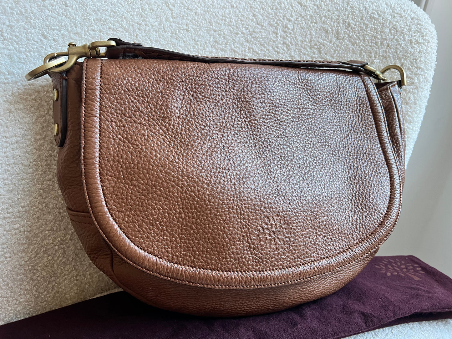 Mulberry Oak Large Effie Satchel