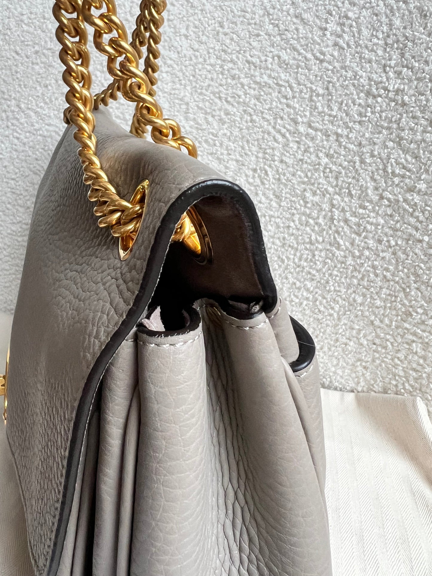 Mulberry Solid Grey Darley Shoulder Bag (RRP £1095)