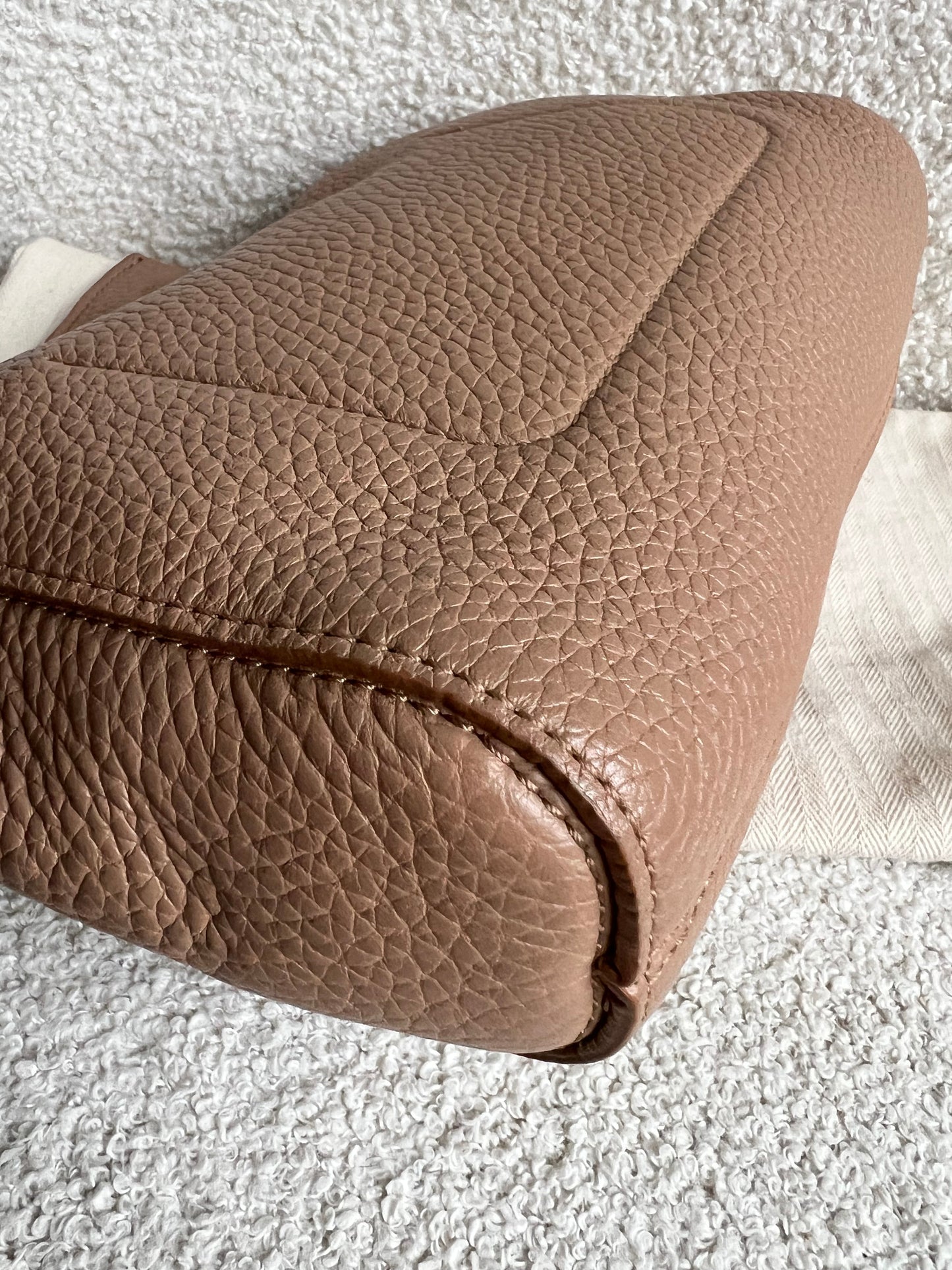 Mulberry Light Salmon Regular Top Handle Lily (RRP £1095)