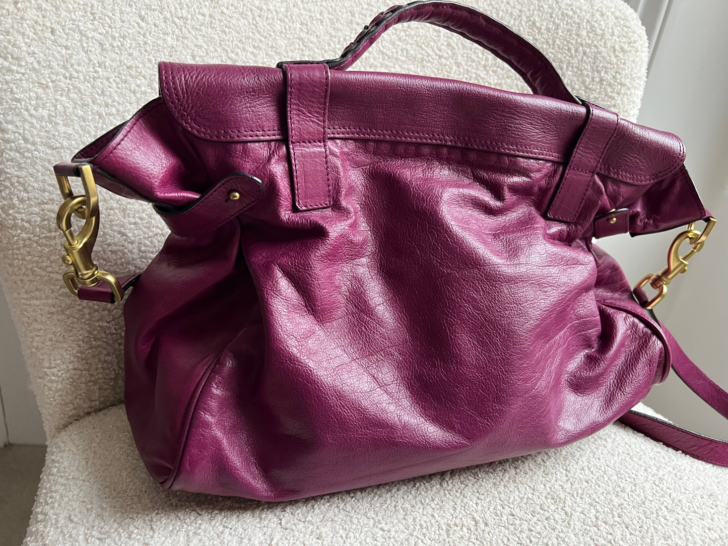 Mulberry Oversized Plum Alexa (RRP £1100)