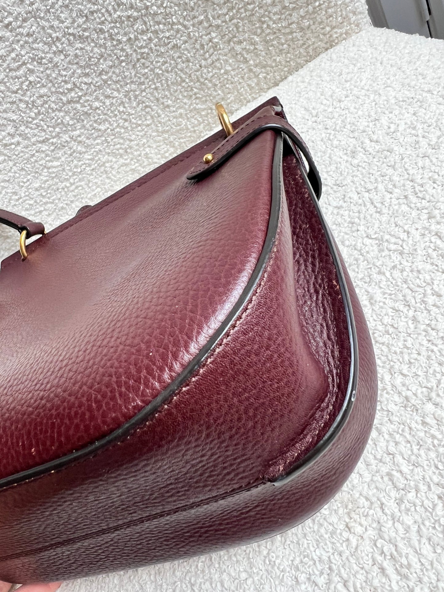 Mulberry Oxblood Amberley Satchel (RRP £1,195)
