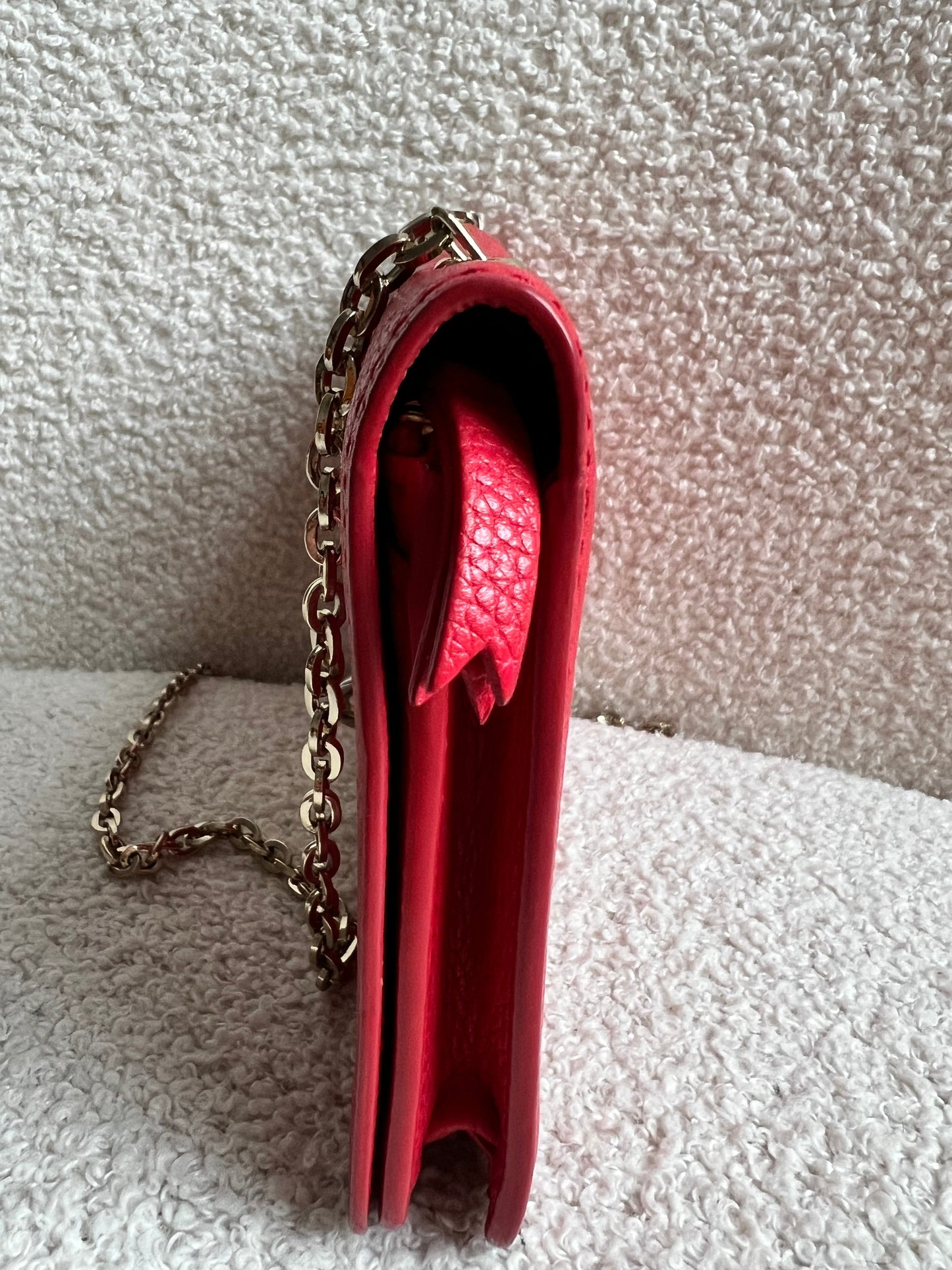 Mulberry Hibiscus Red Bayswater Clutch (RRP £495)