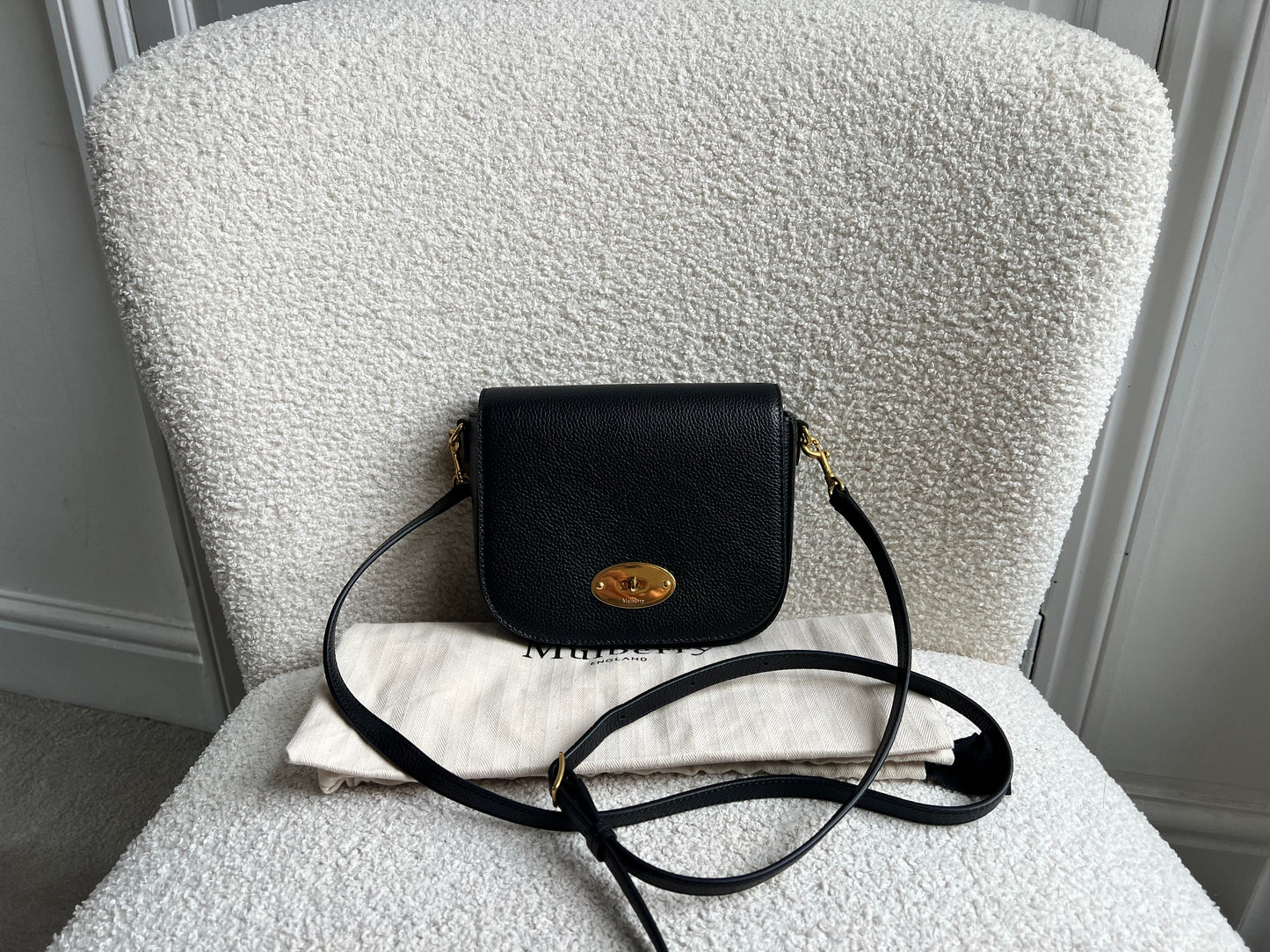 Mulberry Black Small Darley Satchel (RRP £595)