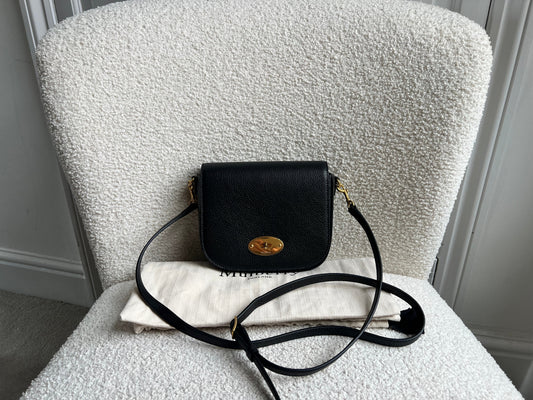 Mulberry Black Small Darley Satchel (RRP £595)