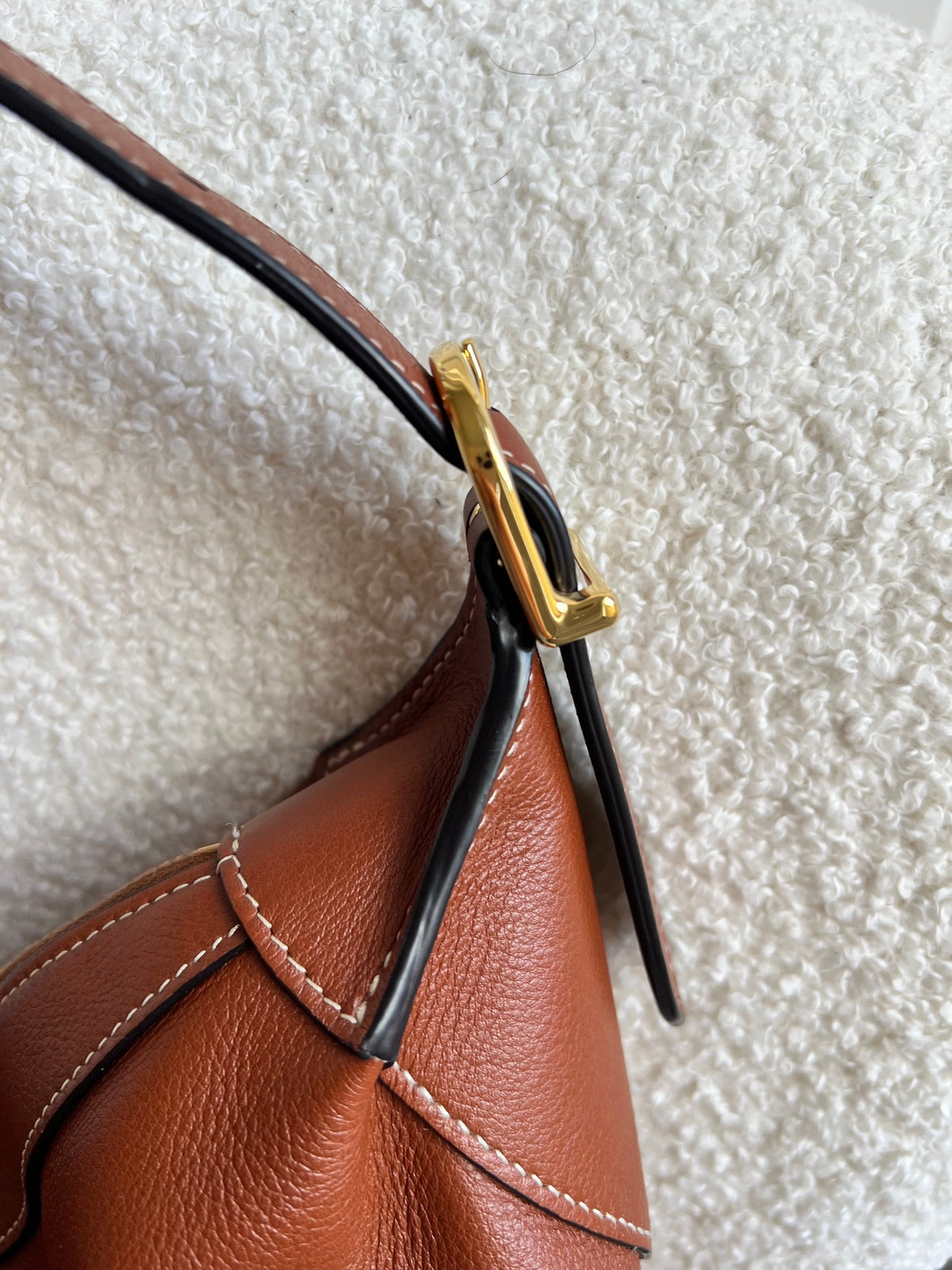 Celine Large Romy Bag in Tan Calfskin (RRP £2350)