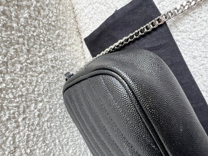 Yves Saint Laurent (YSL) Black Mini Lou Camera Bag (RRP £1285)