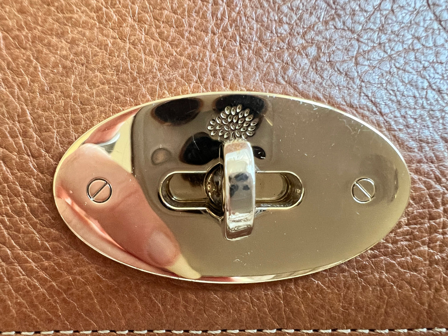 Mulberry Oak Mini Lily with Gold Hardware