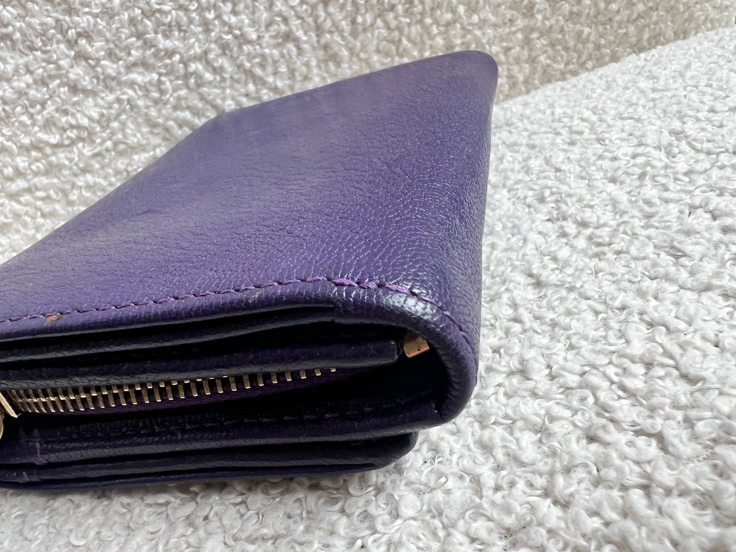 Mulberry Purple French Purse (RRP £275)