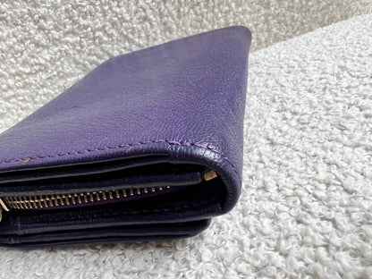 Mulberry Purple French Purse (RRP £275)