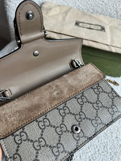 Gucci Dionysus GG Supreme Super Mini Shoulder Bag (RRP £890)