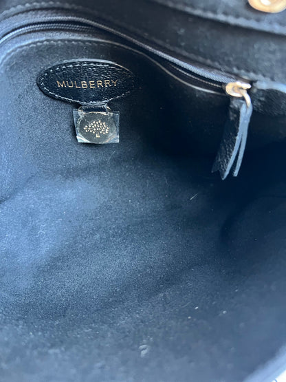Mulberry Black Regular Lily with Gold Hardware (RRP £995)