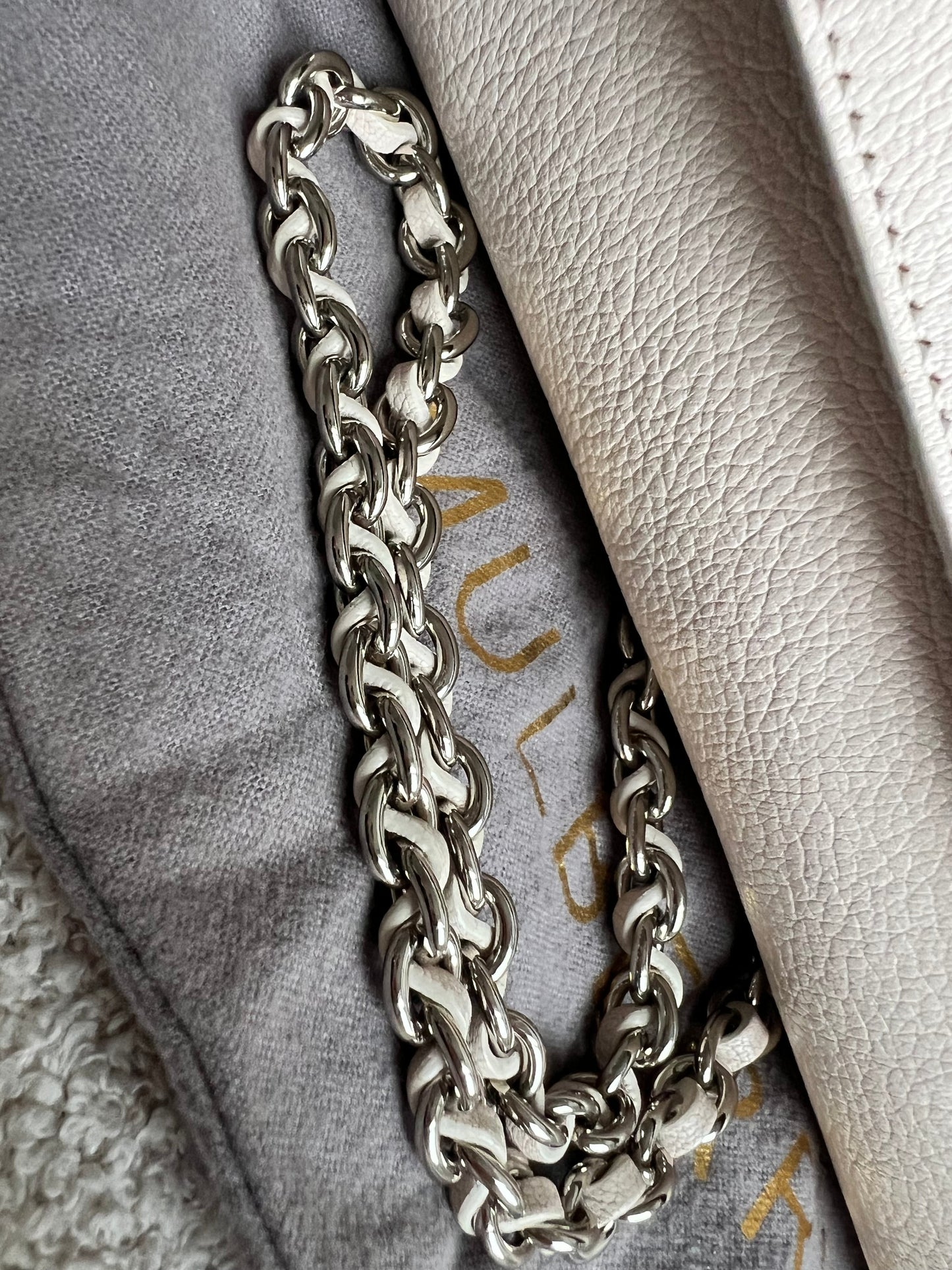 Mulberry White Medium Lily with Silver Hardware (RRP £1095)