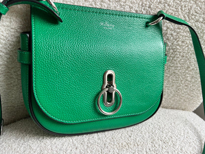 Mulberry Lawn Green Amberley Satchel (RRP £795)