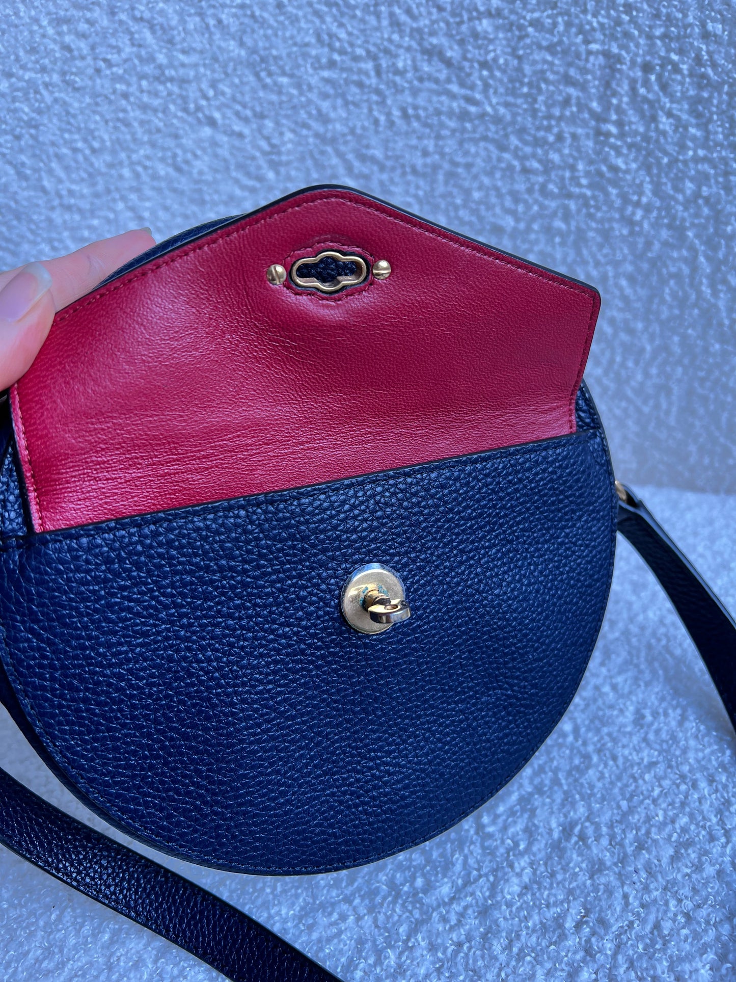 Mulberry Union Jack Midnight Darley Round Shoulder Clutch