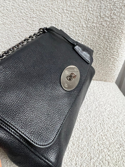 Mulberry Black Medium Lily with Silver Hardware (RRP £1095)