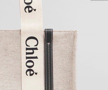 Woody Linen Tote Bag