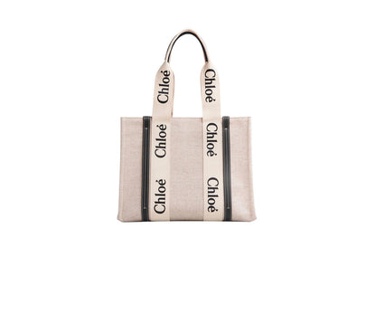 Woody Linen Tote Bag