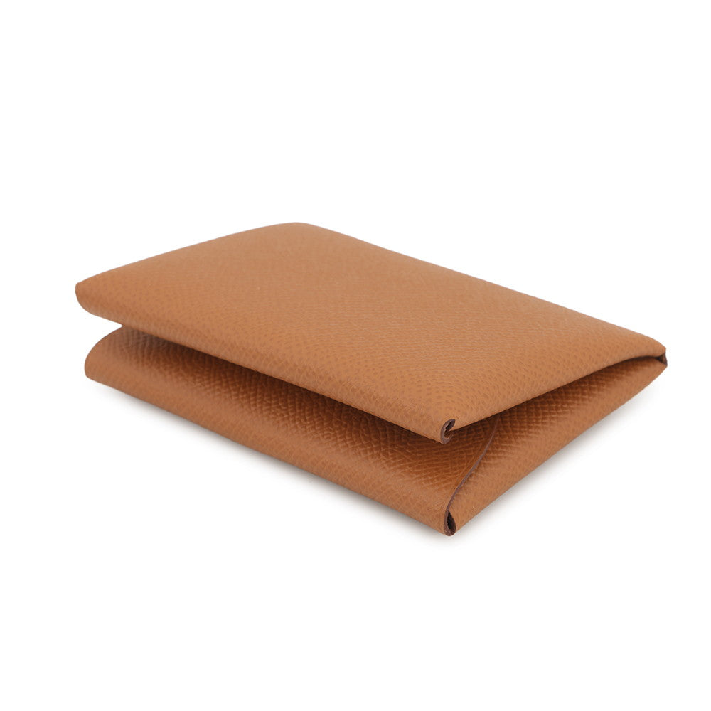 HERMES Calvi Duo Gold Epsom