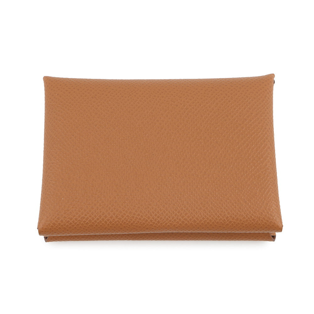 HERMES Calvi Duo Gold Epsom