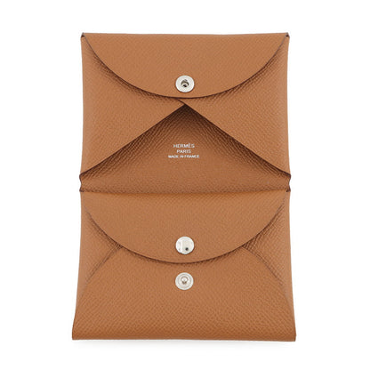 HERMES Calvi Duo Gold Epsom