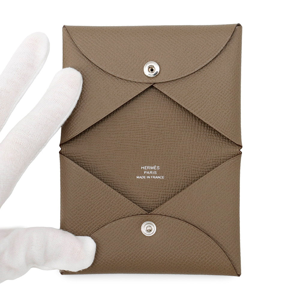 HERMES Calvi Etoupe Epsom