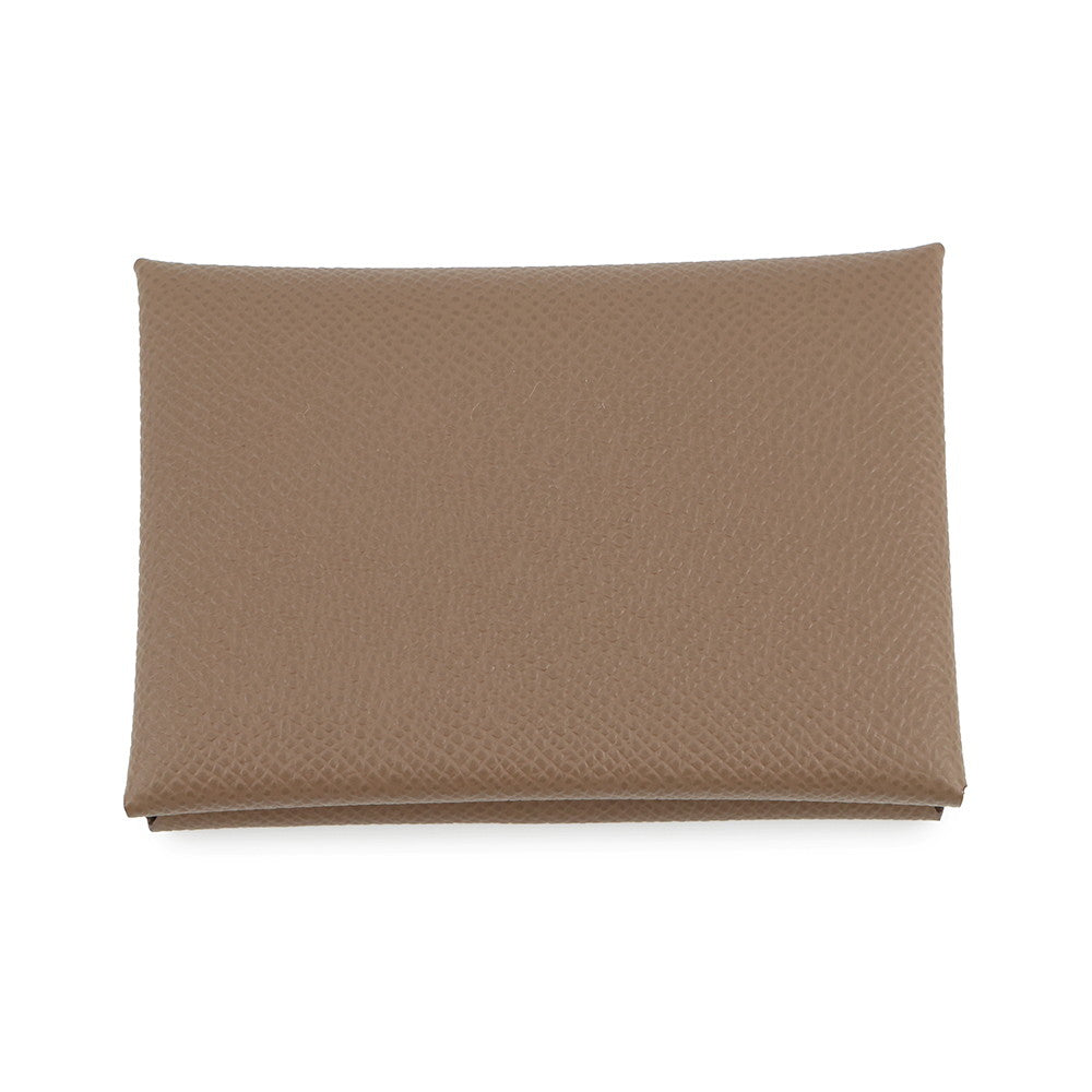 HERMES Calvi Duo Etoupe Epsom