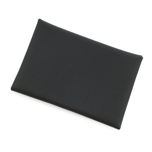 HERMES Calvi Duo Black Epsom