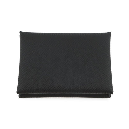 HERMES Calvi Duo Black Epsom