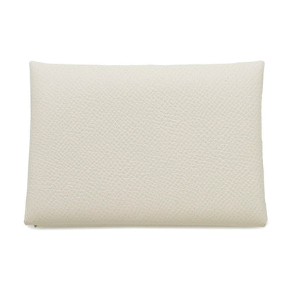 HERMES Calvi Duo Craie Epsom
