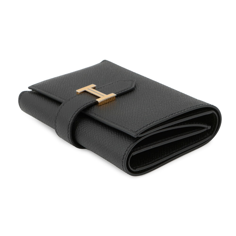 HERMES Bearn combine Black Epsom