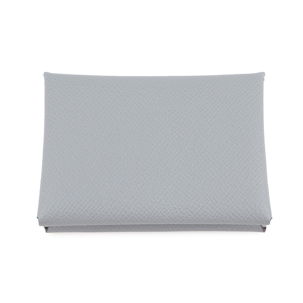 HERMES Calvi Duo Green Pantan Epsom
