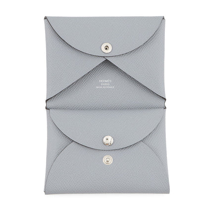 HERMES Calvi Duo Green Pantan Epsom