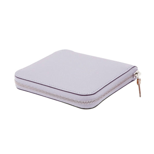 HERMES Azap compact silk in Green Pantan Epsom