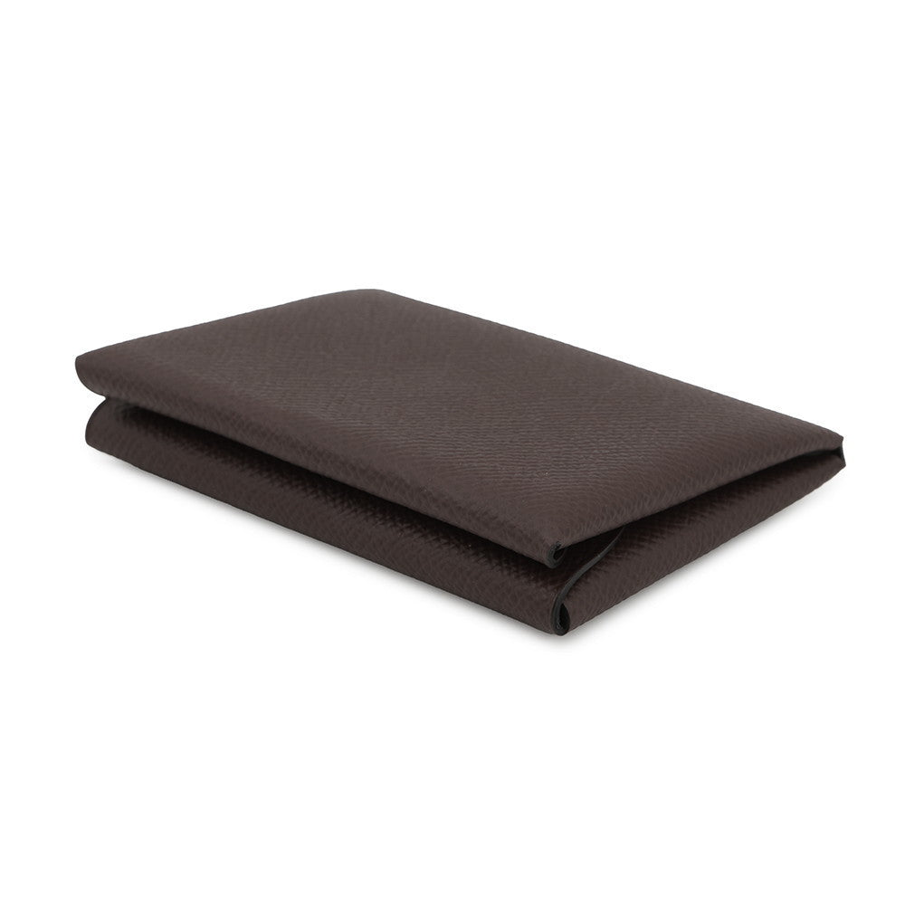 HERMES Calvi Duo RougeSellier Epsom