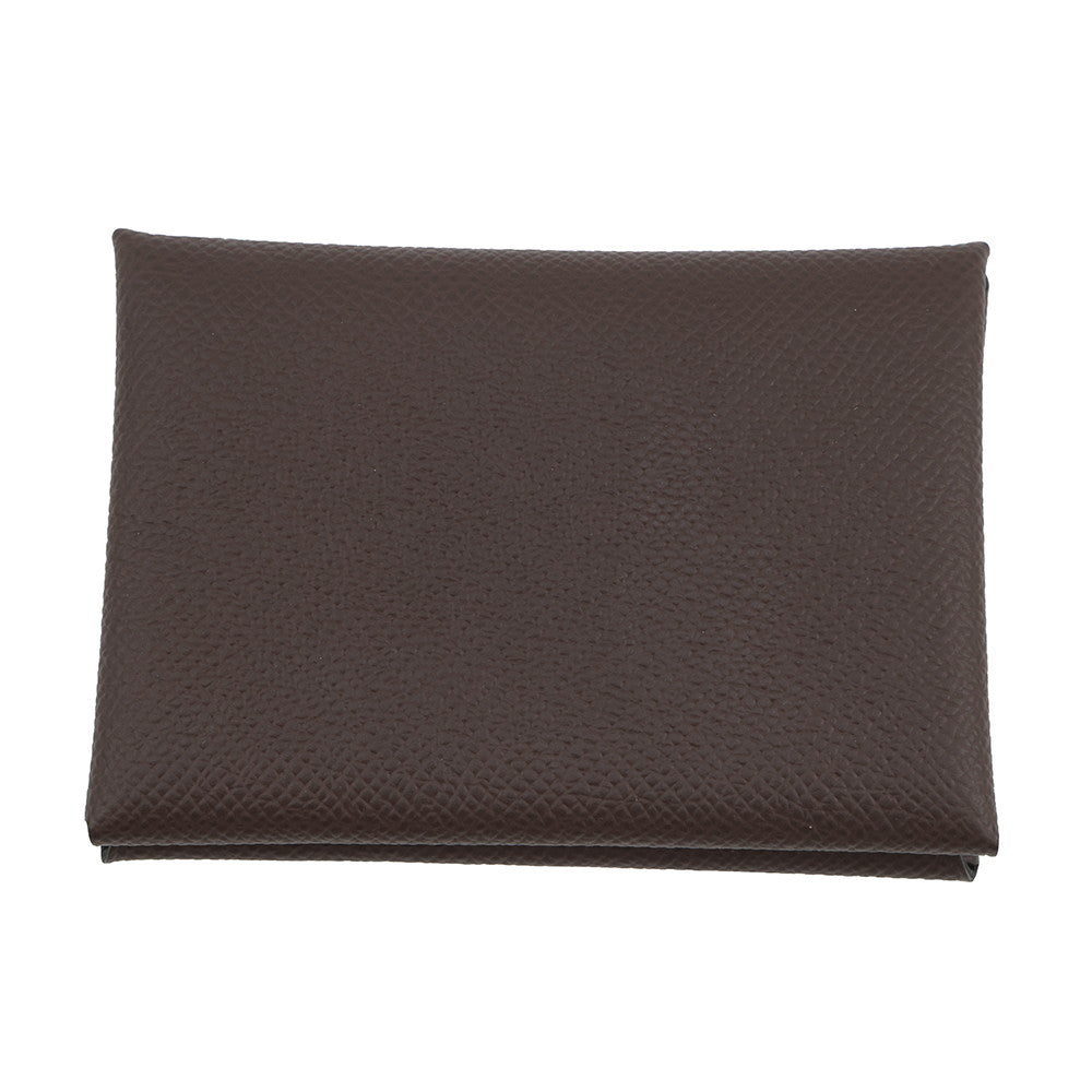 HERMES Calvi Duo RougeSellier Epsom