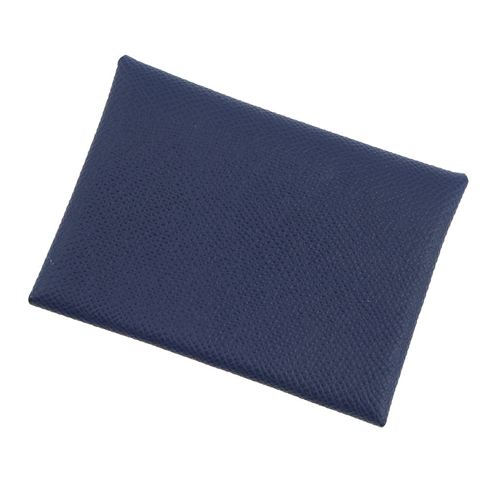 HERMES Calvi Duo blue navy Epsom