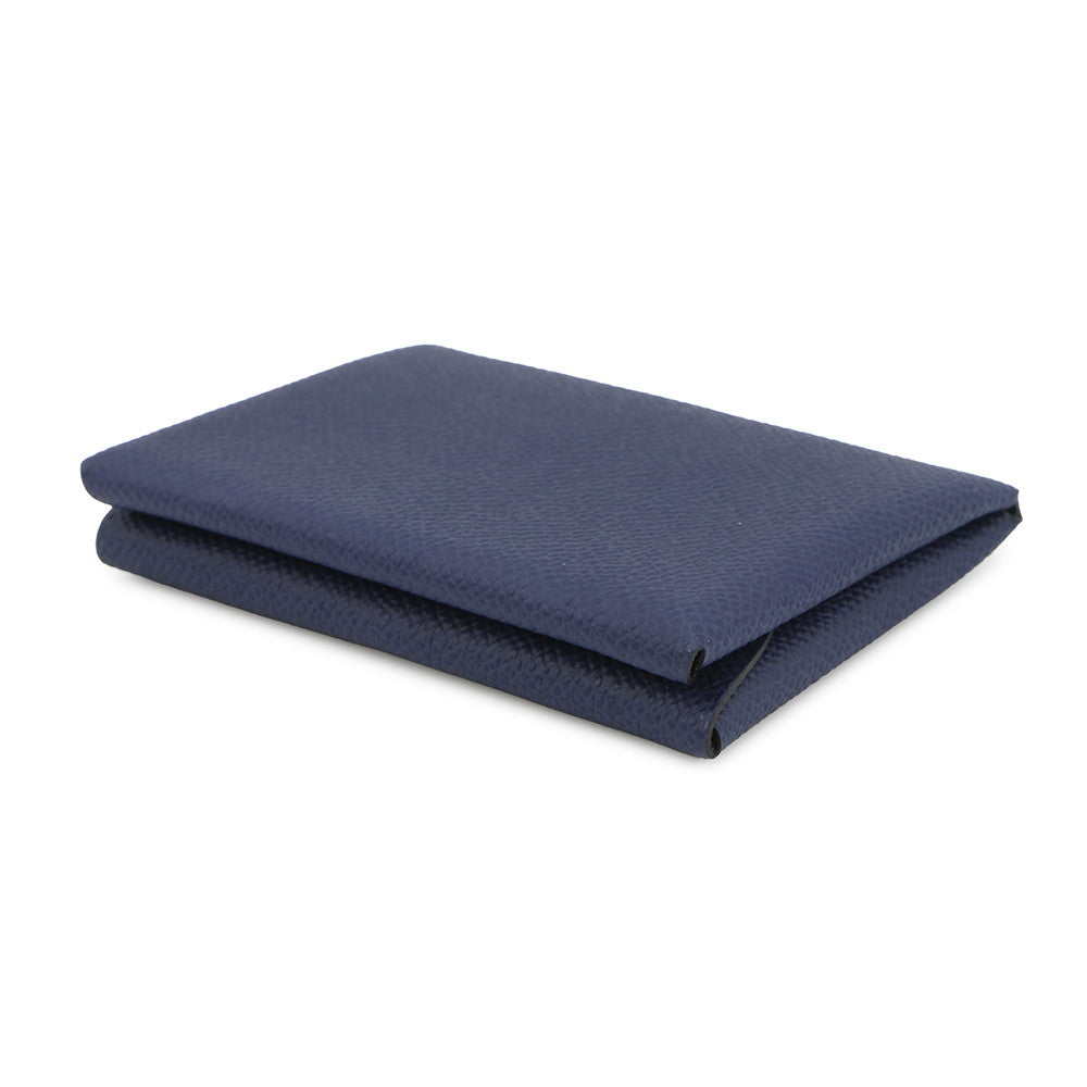 HERMES Calvi Duo blue navy Epsom