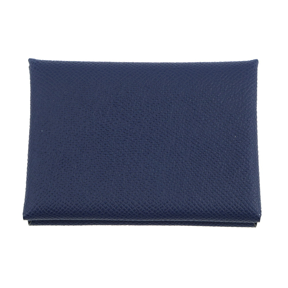 HERMES Calvi Duo blue navy Epsom